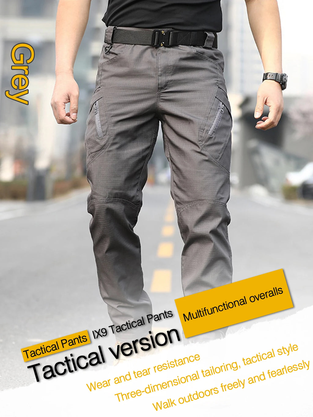 Men's Tactical Pants , Multi-Pocket Design, Scratch-Resistant, Breathable & Comfortable, Outdoor, Commuting, Lightweight....25.31% OFF!