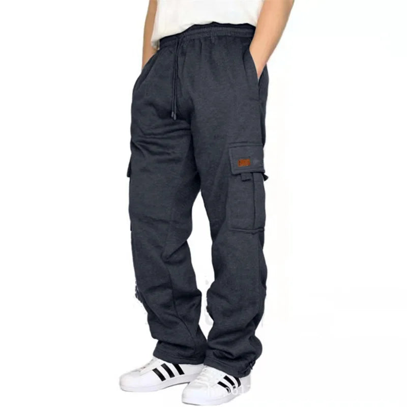Men’s Cargo Pants, Drawstring Elastic Waist- Wide Leg....20% OFF! TRENDING NOW!