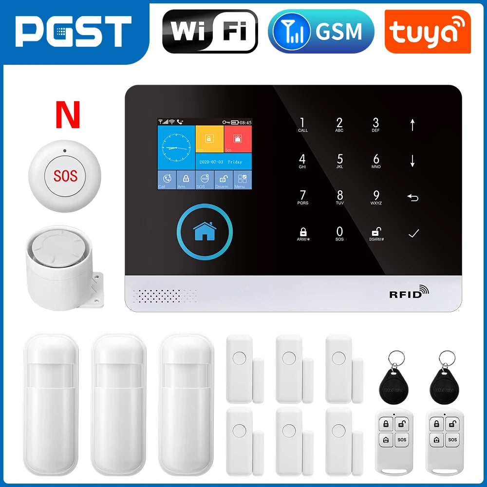 Home Security System, Indoor, Arm Via App, Wireless, Indoor Display Keyboard, Device Sharing....56.654% OFF!