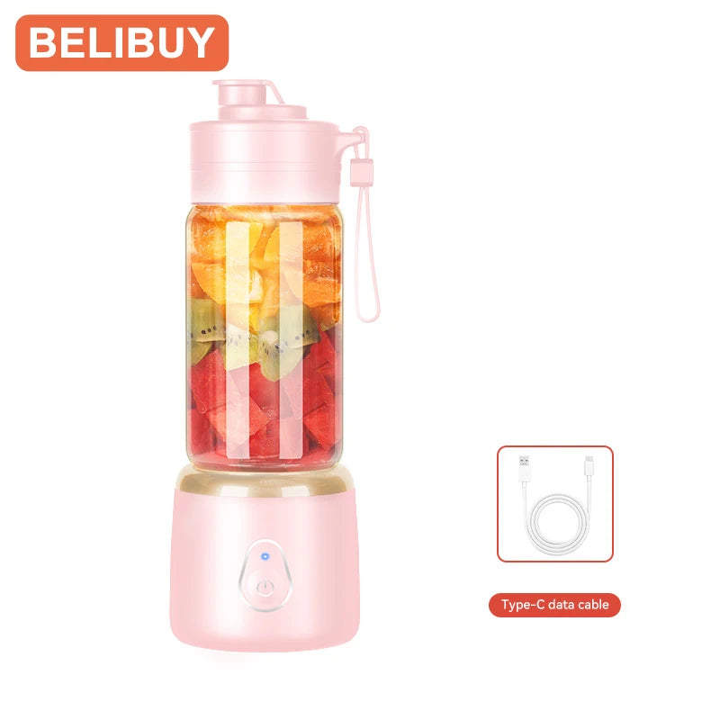 Portable Electric Juicer, USB Charging, Mini Fruit Blender, Juice Squeezer/Mixer, Take It On The Go....49.30% OFF! STILL TRENDING THIS WEEK!