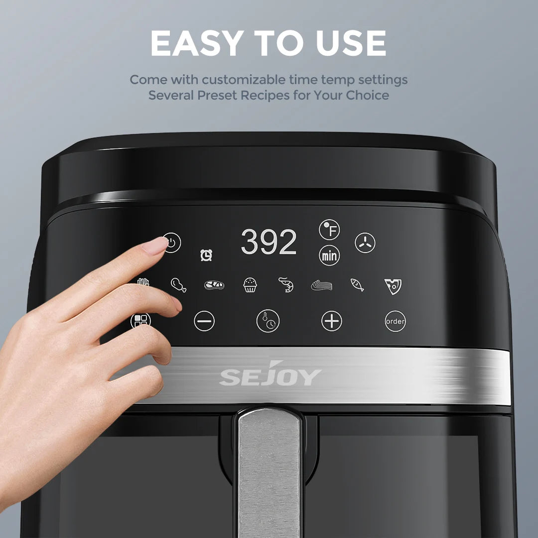 Air Fryer, 6 Quarts Large Capacity, Oil-Free. 360°Baking Oven....30% OFF! TRENDING NOW