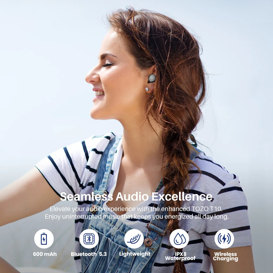 Ergonomic Wireless Headsets/Earbuds, AI Via APP, Touch Control, HiFi Sound Stereo For IOS, Android, PC....15.45% OFF!