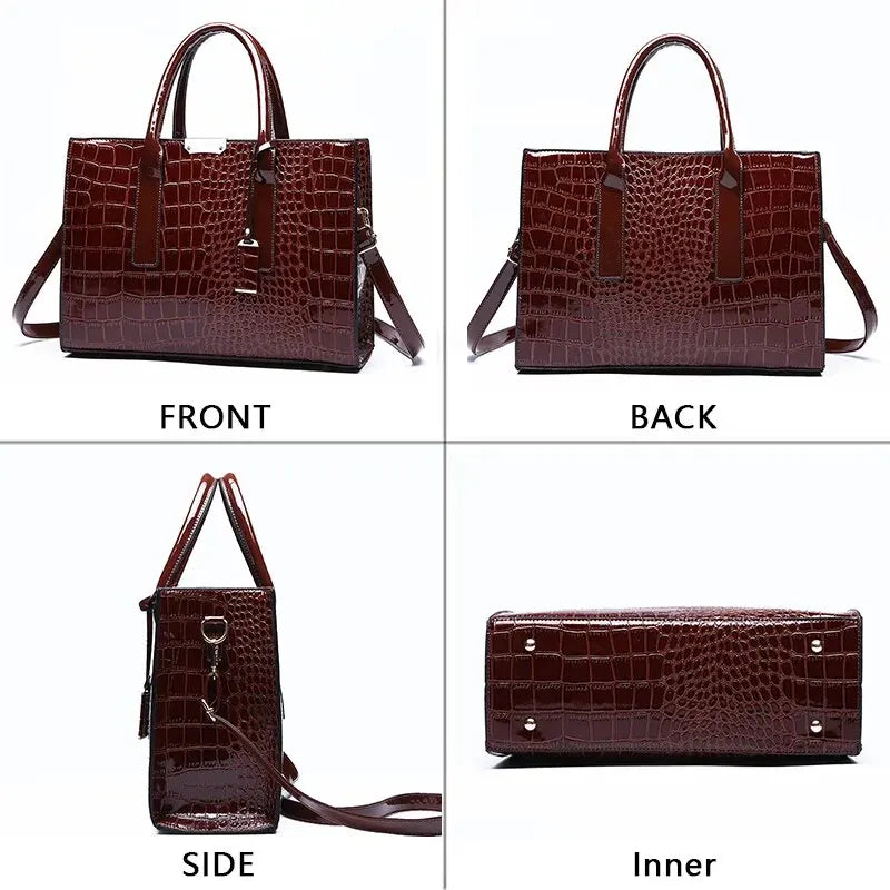 Women's Crocodile Print Handbags ,Purse ,Tote Bags, Adjustable Strap, Top Handle, Large Capacity, Crossbody Bags....13.98% OFF!