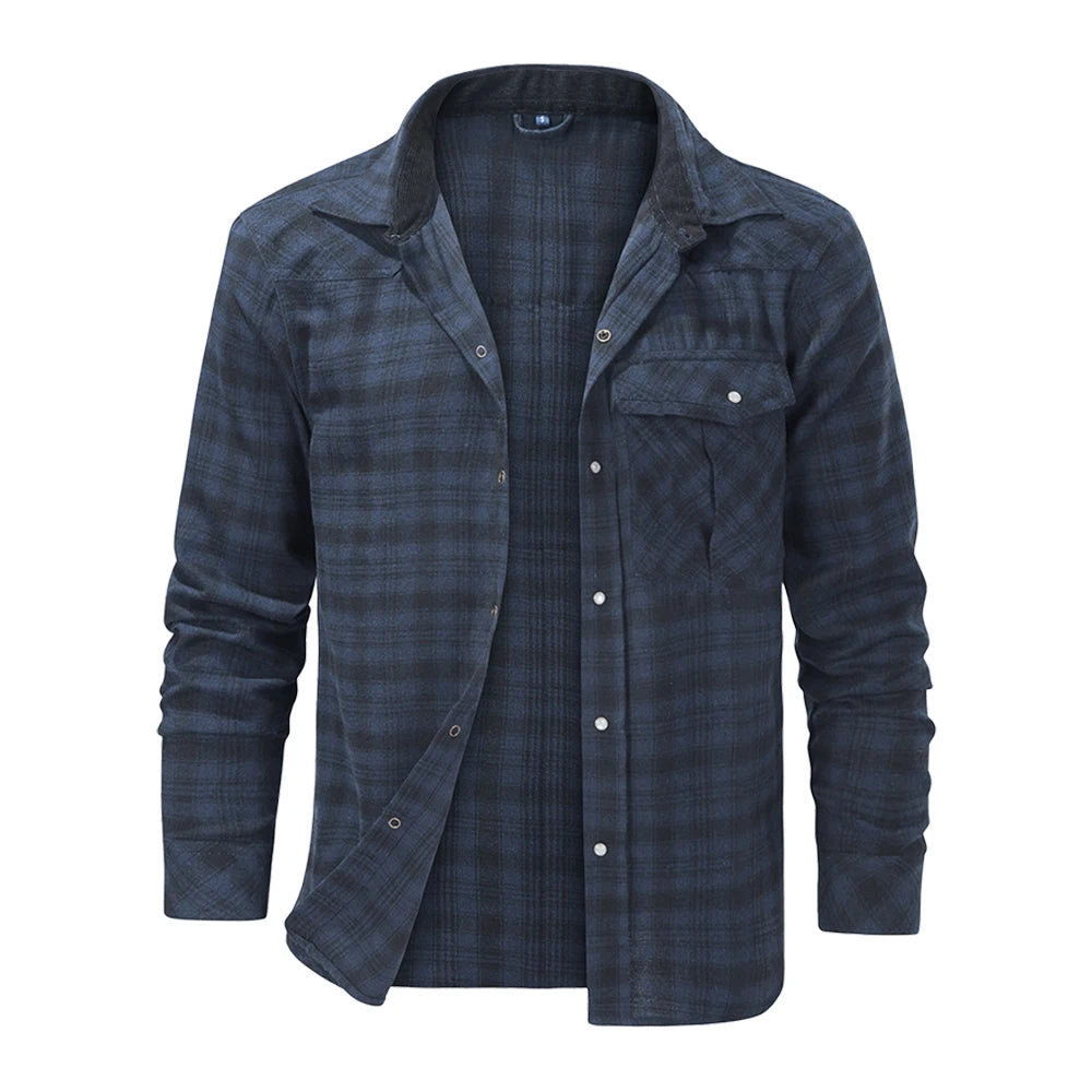 Men's Flannel, Long Sleeve, Plaid, Checkered Brushed, Casual Snap Shirt...TRENDING THIS WEEK!