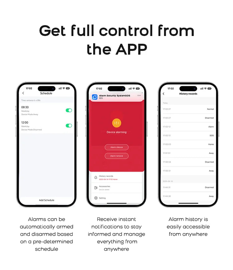 Home Security System, Indoor, Arm Via App, Wireless, Indoor Display Keyboard, Device Sharing....56.654% OFF!