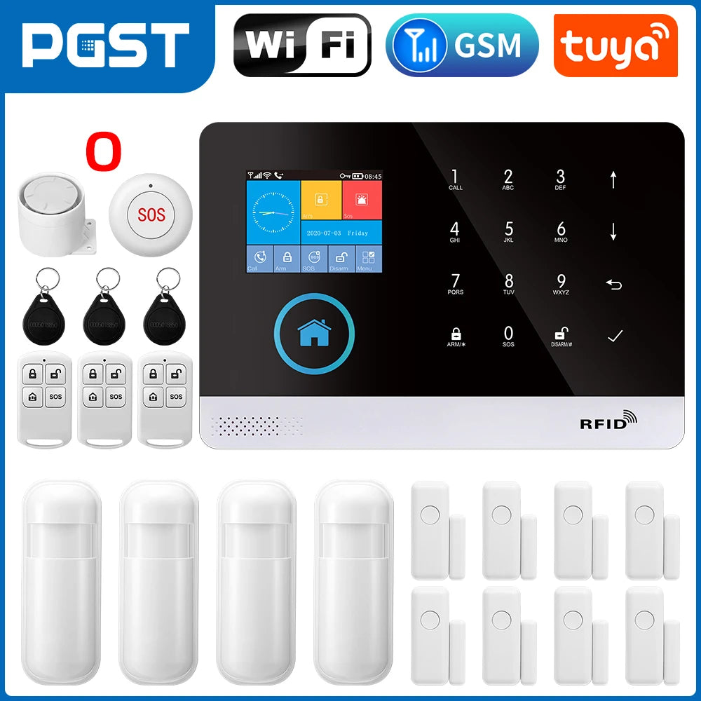 Home Security System, Indoor, Arm Via App, Wireless, Indoor Display Keyboard, Device Sharing....56.654% OFF!