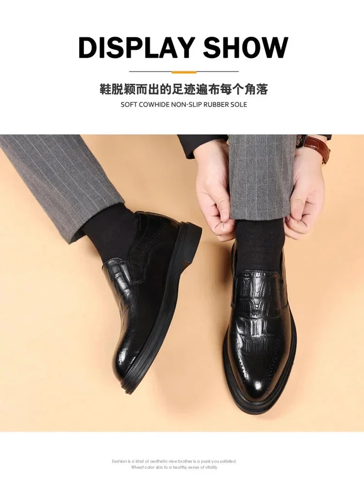 Men's Oxford Business Casual Leather Dress Shoes.....20% OFF! I HAVE SLIGHTLY OVER 100 LEFT!