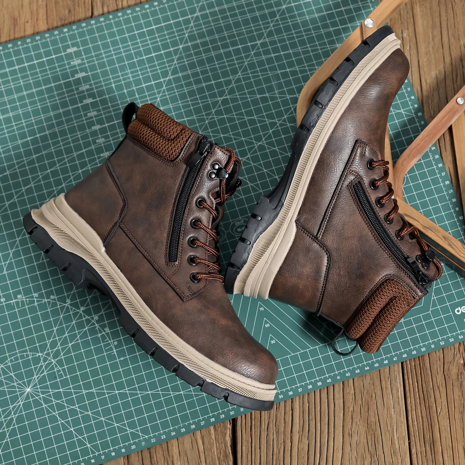 Men's Waterproof Safety Boots, Steel Toe Work Boots, Anti-Smash-Stab-Resistant Safety Boots.....20% OFF! TRENDING NOW!