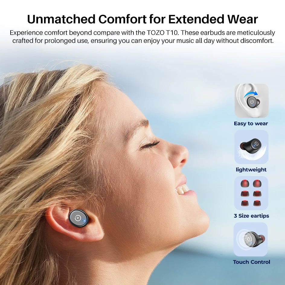 Ergonomic Wireless Headsets/Earbuds, AI Via APP, Touch Control, HiFi Sound Stereo For IOS, Android, PC....15.45% OFF!