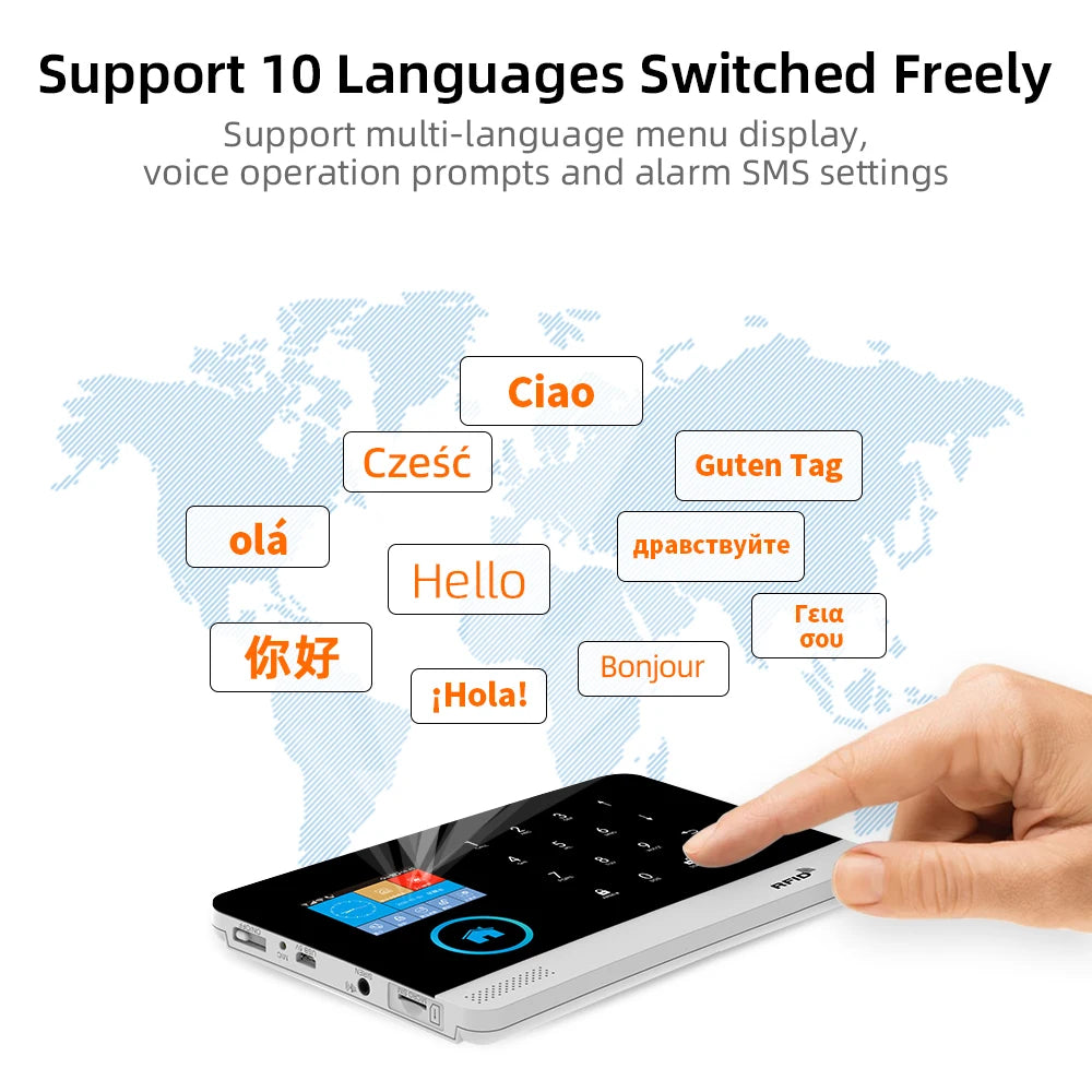 Home Security System, Indoor, Arm Via App, Wireless, Indoor Display Keyboard, Device Sharing....56.654% OFF!