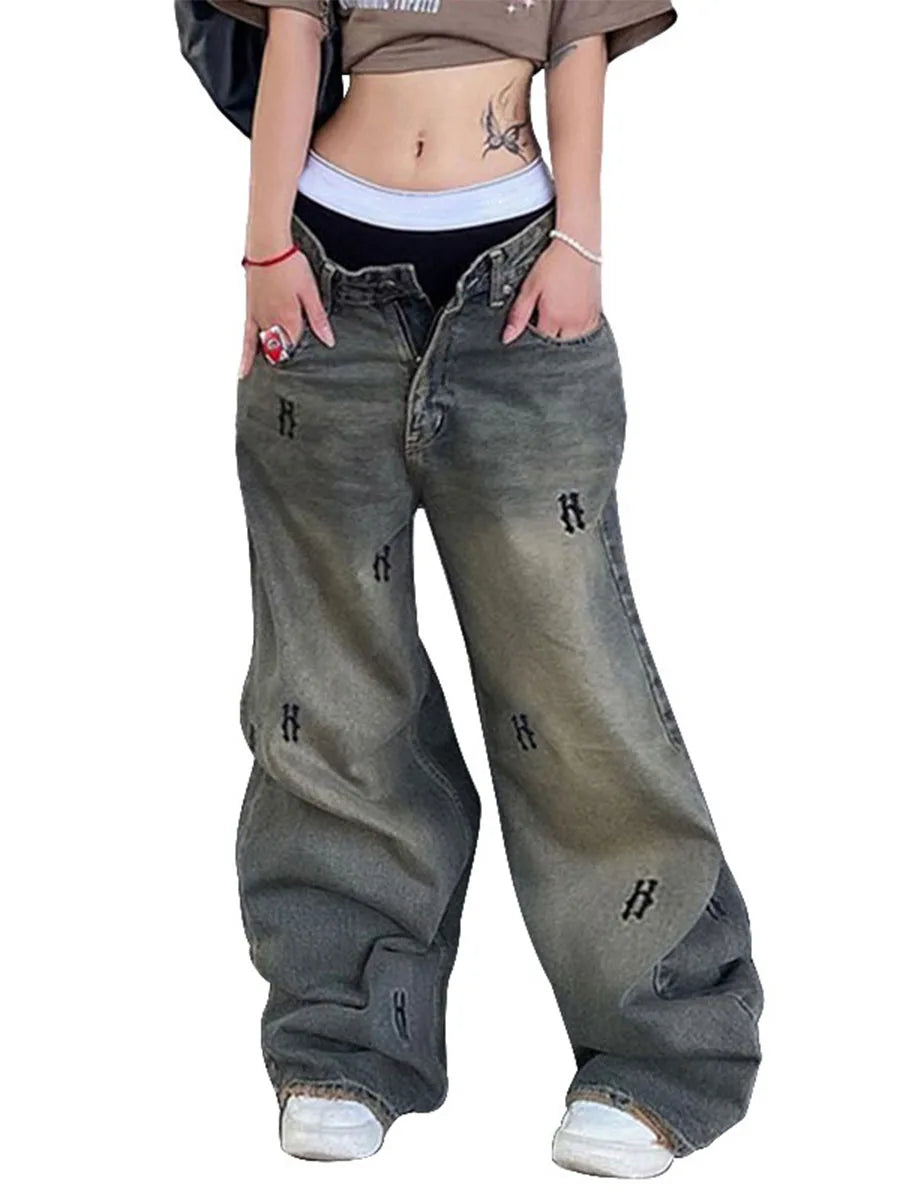 Women's Retro- Wide Leg Denim Jeans....20% OFF! TRENDING NOW!