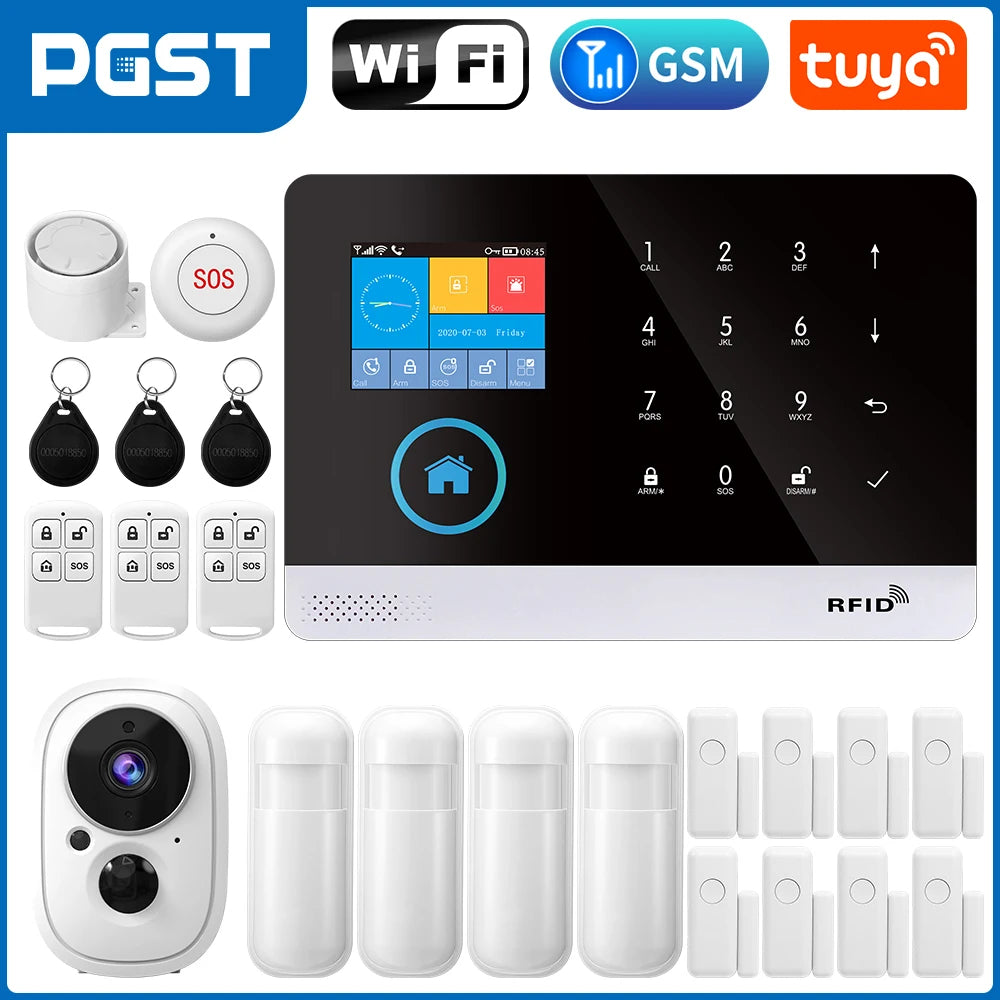 Home Security System, Indoor, Arm Via App, Wireless, Indoor Display Keyboard, Device Sharing....56.654% OFF!