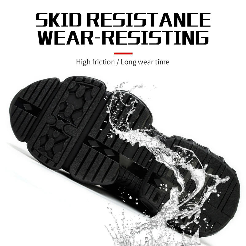 Men's Steel Toe Cap, Non-Lacing, Anti-Impact & Anti-Puncture Casual Work Shoes....50.04% OFF!