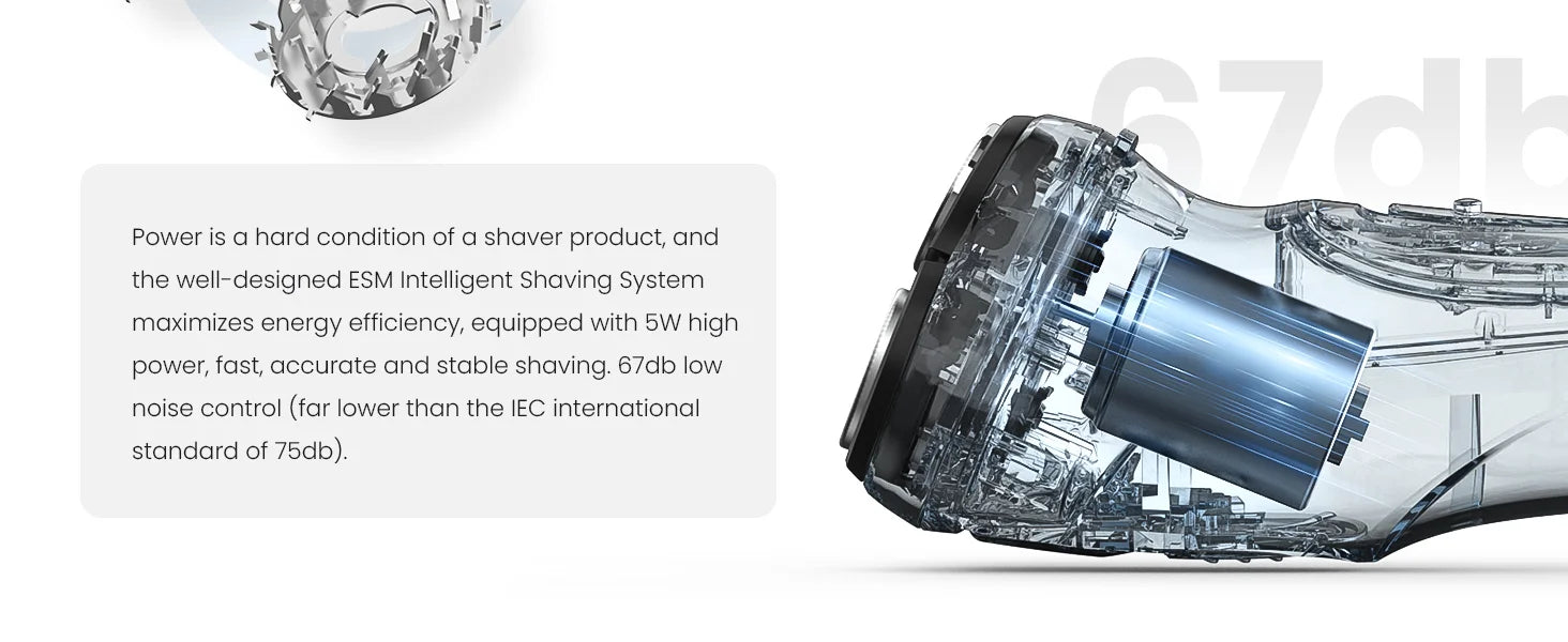 Men's Electric Razor, Rechargeable, Electric Razor Shaver, Wet/Dry Shave, 3 Sets Of Floating Heads....37.77% OFF!