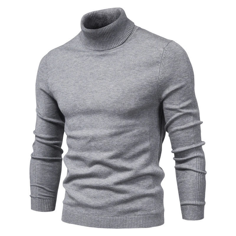 Men's Turtleneck Sweater, Casual Solid Color, Warm Pullover, High Quality, High Neck, Long Sleeve Sweater. STILL TRENDING ON GOOGLE, ONLY 8 REMAINING!