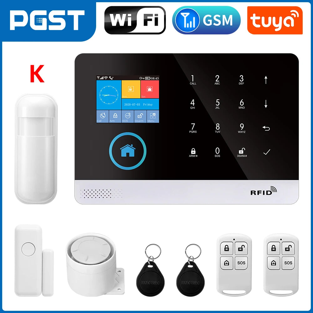 Home Security System, Indoor, Arm Via App, Wireless, Indoor Display Keyboard, Device Sharing....56.654% OFF!