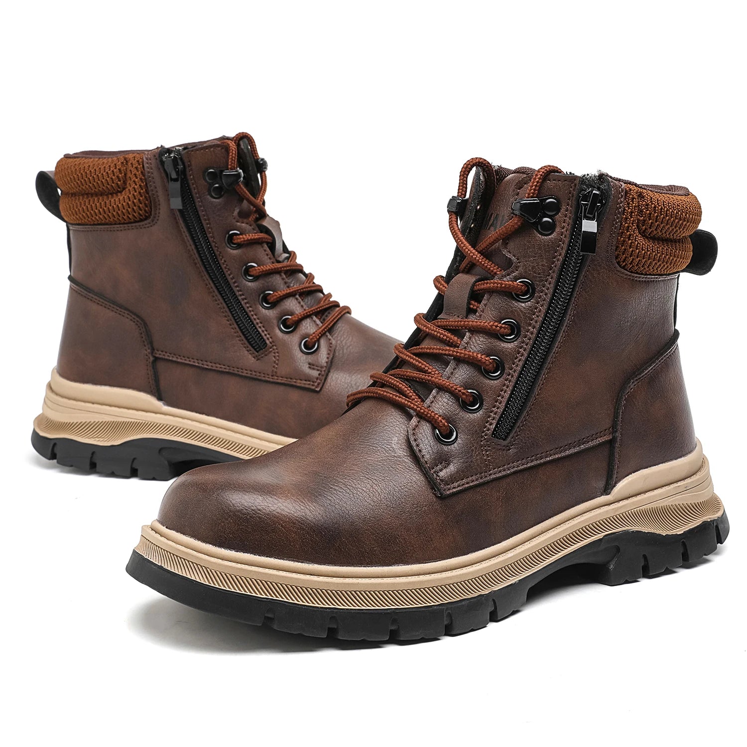 Men's Waterproof Safety Boots, Steel Toe Work Boots, Anti-Smash-Stab-Resistant Safety Boots.....20% OFF! TRENDING NOW!