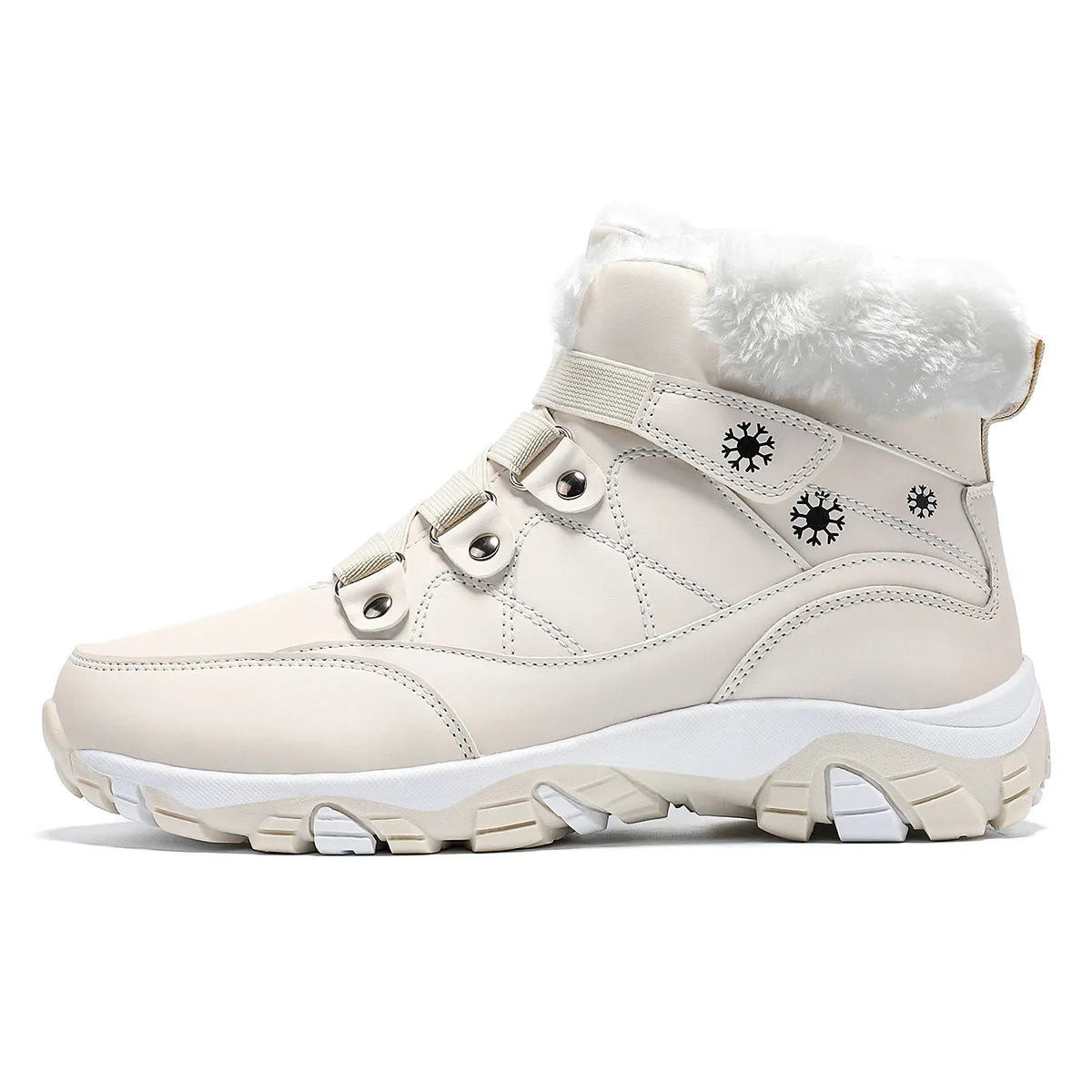 Women's Warm Fur Lined Winter Boots, Comfortable Ankle Booties, Outdoor Hiking Boots.....15% OFF!