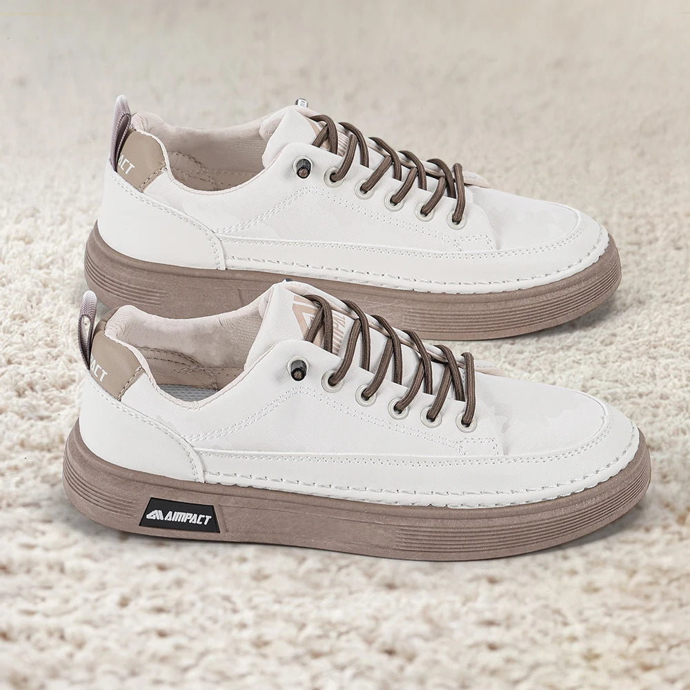 Men's Leather Canvas, Breathable Thick Platform Shoes.....15% OFF!