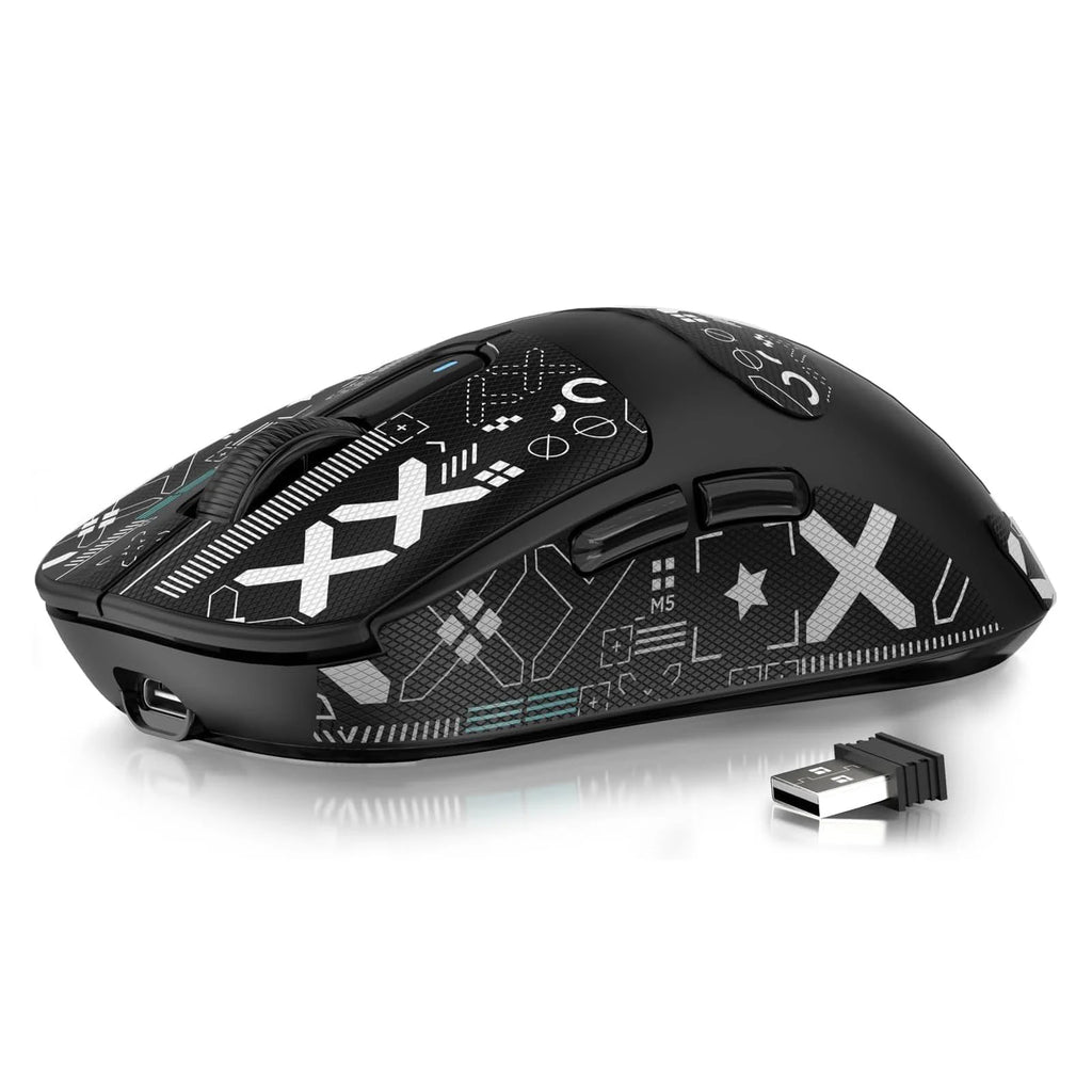 ATTACK SHARK, Bluetooth, Wireless, Rechargeable Gaming Mouse, 49GTri-Mode, PAW3395, 26K DPI Sensor, 200 Hour Battery Life,5 Programmable Buttons....28.89% OFF!