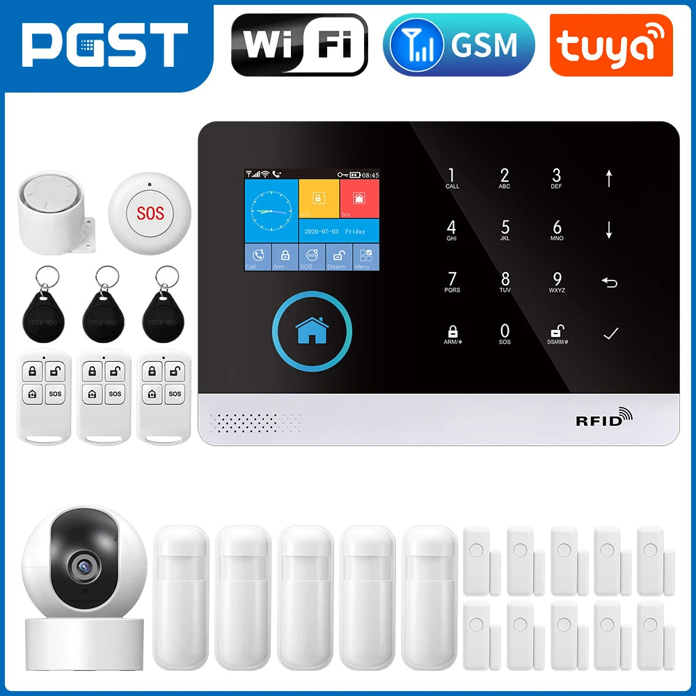 Home Security System, Indoor, Arm Via App, Wireless, Indoor Display Keyboard, Device Sharing....56.654% OFF!