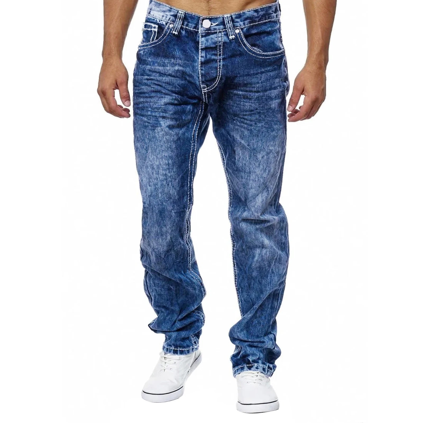 Men s Vintage, Retro Fit Jeans, Faded Washed, Gradient Color Distressed Denim.....10% OFF!