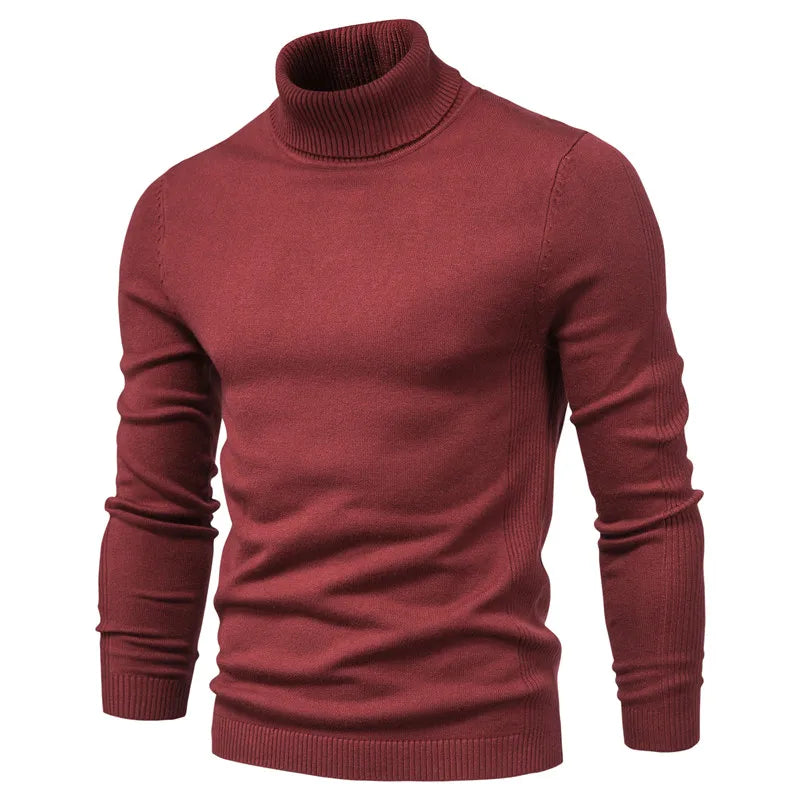 Men's Turtleneck Sweater, Casual Solid Color, Warm Pullover, High Quality, High Neck, Long Sleeve Sweater. STILL TRENDING ON GOOGLE, ONLY 8 REMAINING!