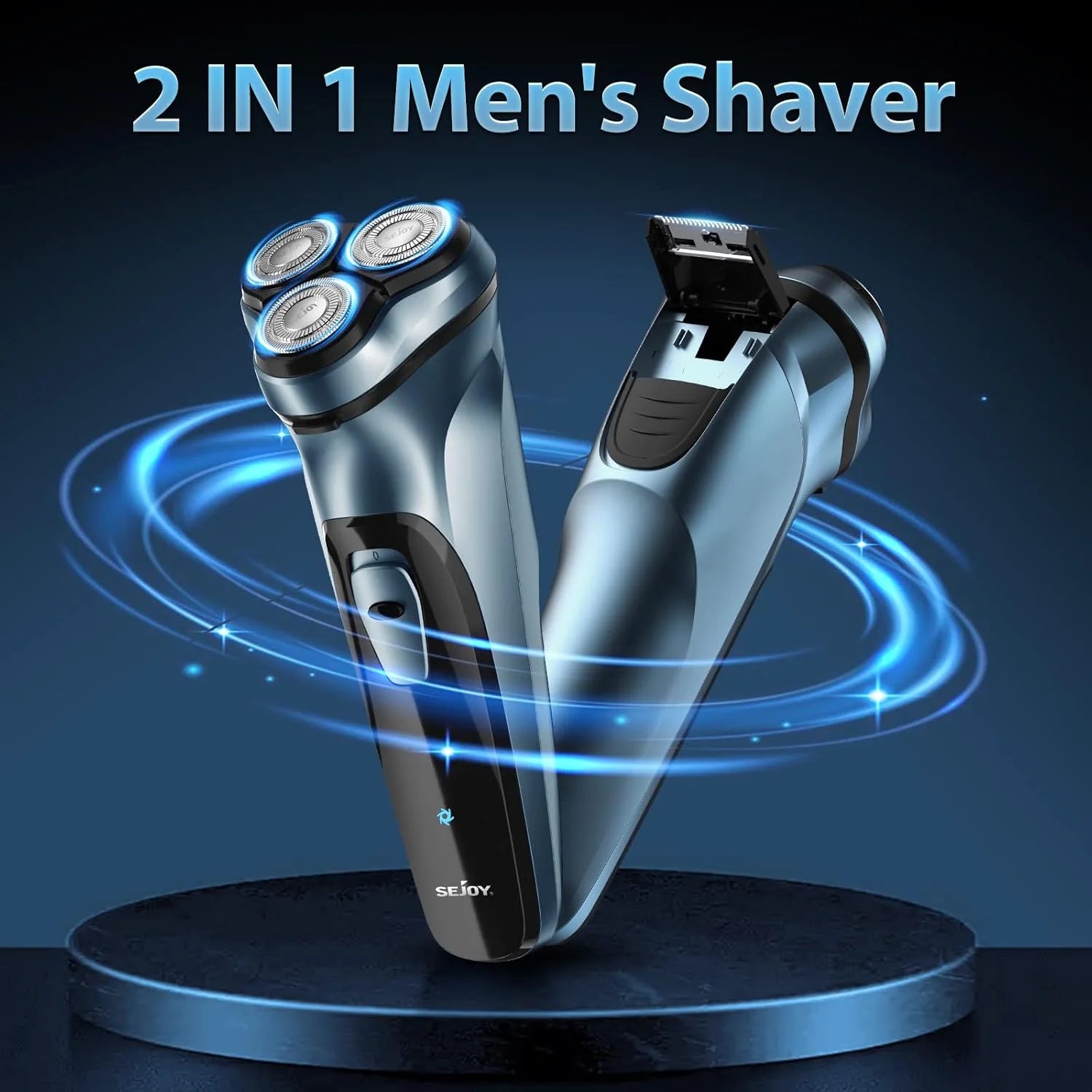 Men's Electric Razor, Rechargeable, Electric Razor Shaver, Wet/Dry Shave, 3 Sets Of Floating Heads....37.77% OFF!