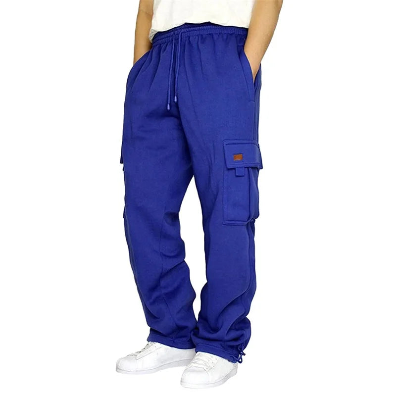 Men’s Cargo Pants, Drawstring Elastic Waist- Wide Leg....20% OFF! TRENDING NOW!