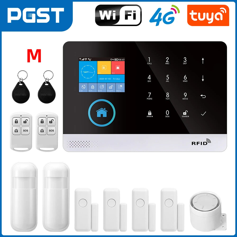 Home Security System, Indoor, Arm Via App, Wireless, Indoor Display Keyboard, Device Sharing....56.654% OFF!