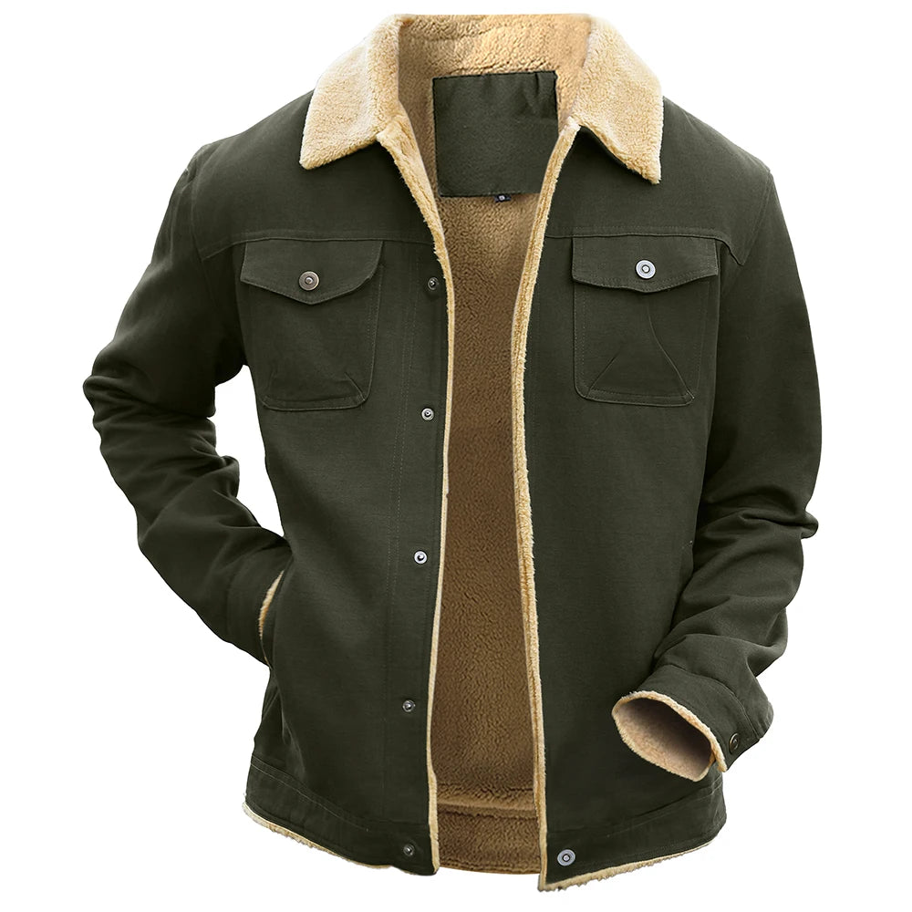 Men's Warm Waterproof Fleece, Lined High Quality Multi-Color Coat.....20% OFF!