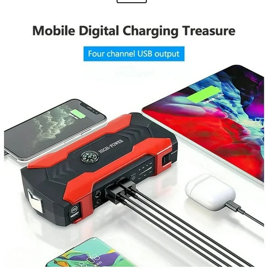 Car Jump Starter, 12V, LED Flashlight, Portable Battery Booster...20% OFF! TRENDING NOW!