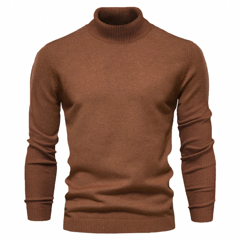 Men's Turtleneck Sweater, Casual Solid Color, Warm Pullover, High Quality, High Neck, Long Sleeve Sweater. STILL TRENDING ON GOOGLE, ONLY 8 REMAINING!