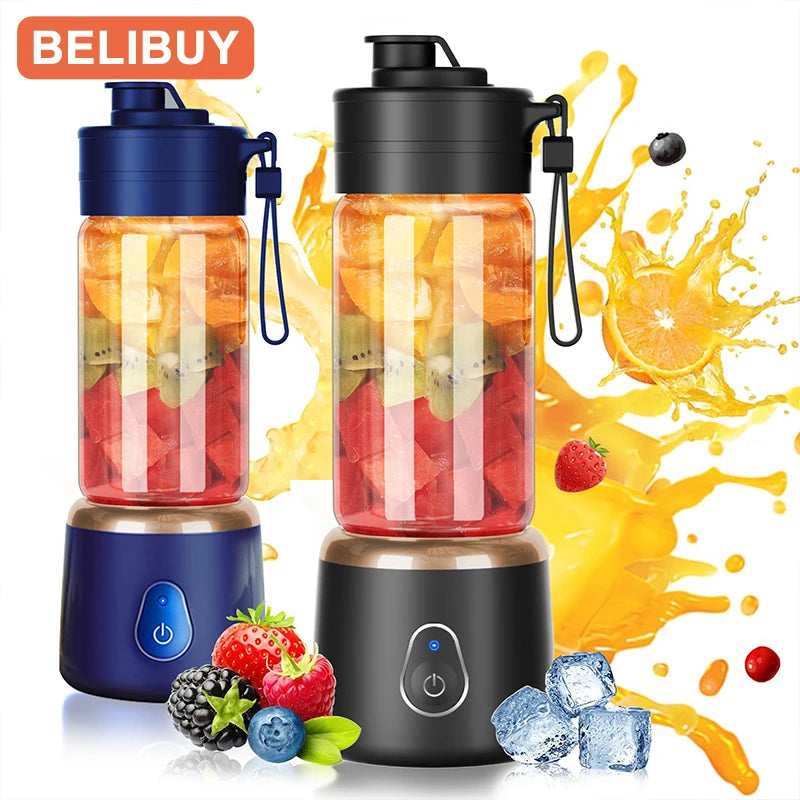 Portable Electric Juicer, USB Charging, Mini Fruit Blender, Juice Squeezer/Mixer, Take It On The Go....49.30% OFF! STILL TRENDING THIS WEEK!
