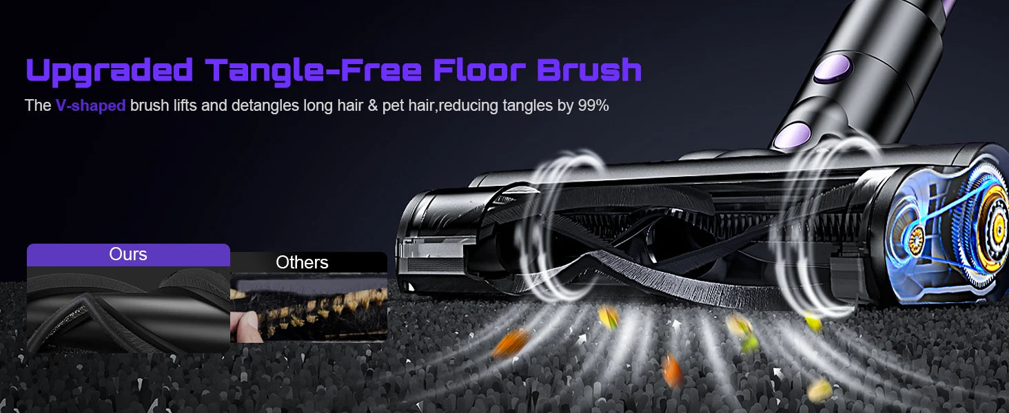 Cordless Vacuum Cleaner, 10 In 1 Powerful Stick, Lightweight Vacuum Cleaner, Green LED Search Light & Display, Pet Hair/Hard Floor/Carpet....57.08% OFF!