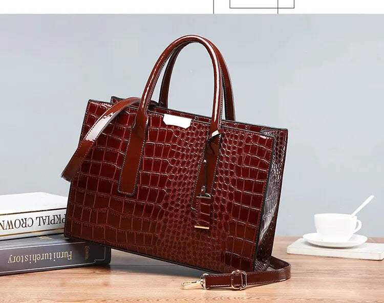 Women's Crocodile Print Handbags ,Purse ,Tote Bags, Adjustable Strap, Top Handle, Large Capacity, Crossbody Bags....13.98% OFF!