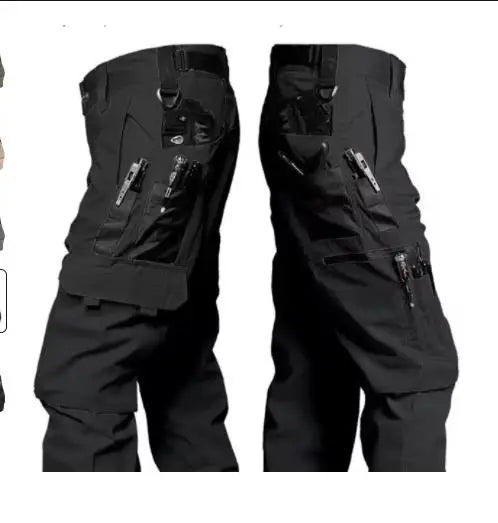Men's Wear Resistant Pants, Multi-Pocket, Straight Leg Cargo Pants....10.94% OFF!