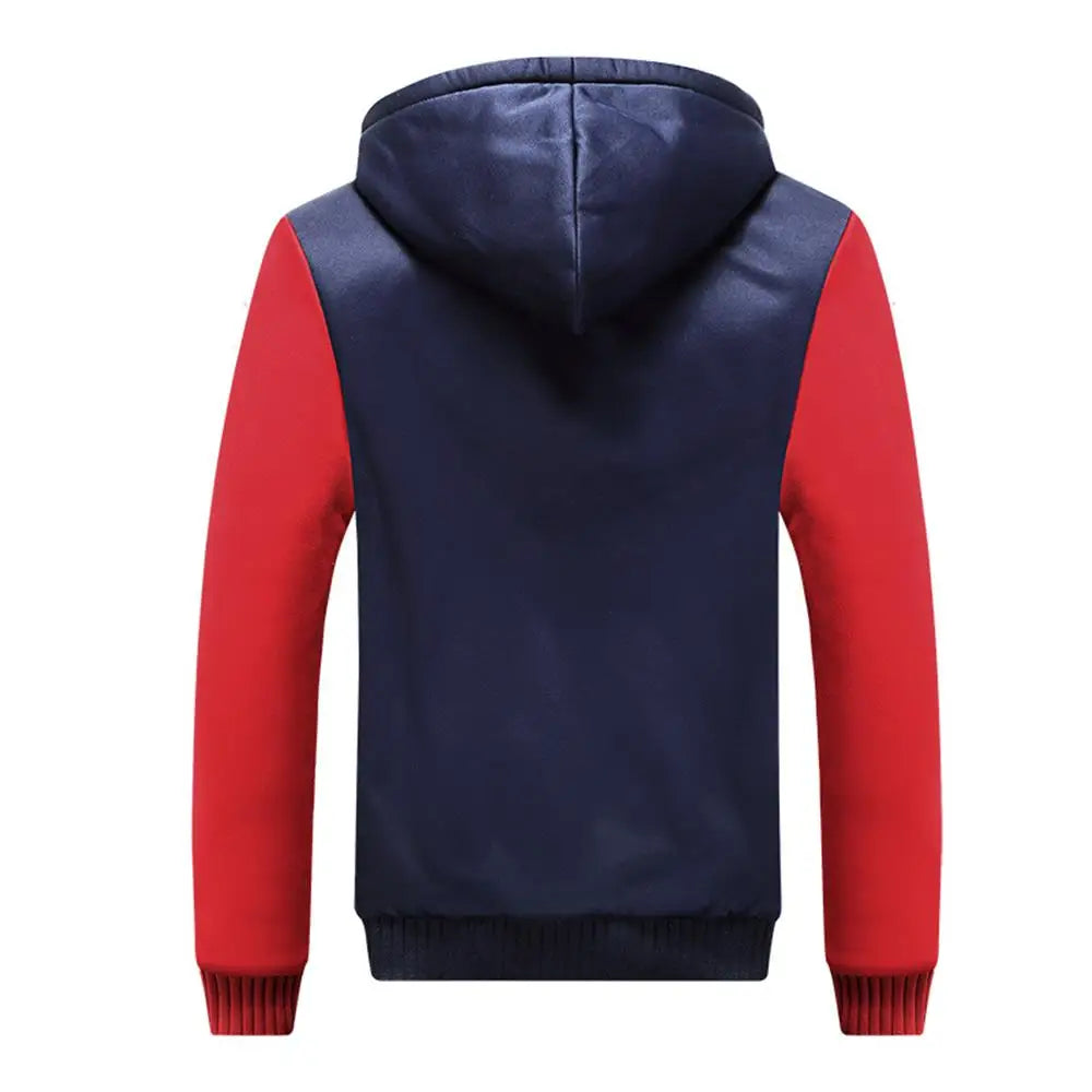 Men's Winter Jacket, Fleece Long Sleeve Coat, Hoodie....22.47% OFF!