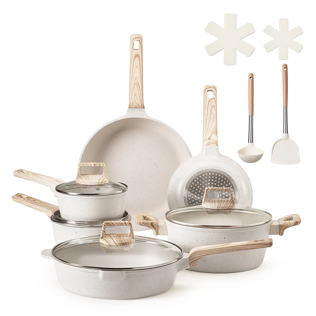 Pot's/Pan's, 17 Piece Set- Granite Nonstick Cookware....30% OFF! TRENDING NOW!