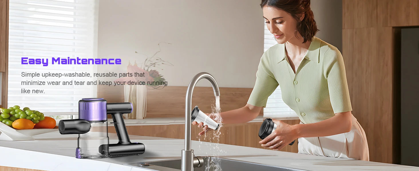 Cordless Vacuum Cleaner, 10 In 1 Powerful Stick, Lightweight Vacuum Cleaner, Green LED Search Light & Display, Pet Hair/Hard Floor/Carpet....57.08% OFF!