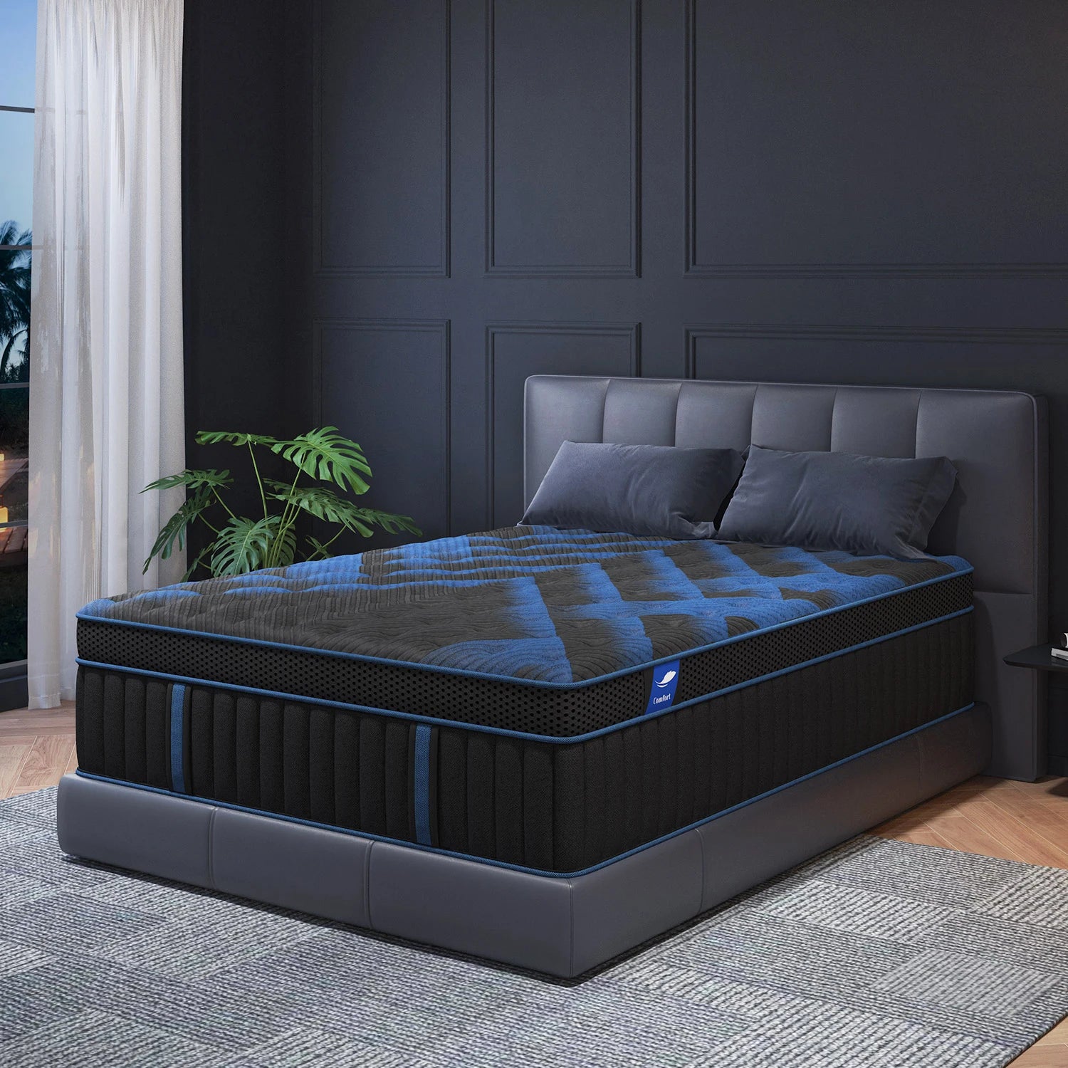 12"Gel Memory Foam Hybrid Pocket Spring Mattress, Twin, Full, Queen, King, Bed Mattress In A Box, Medium Firm Motion Isolation....36.35% - 39.10% OFF!