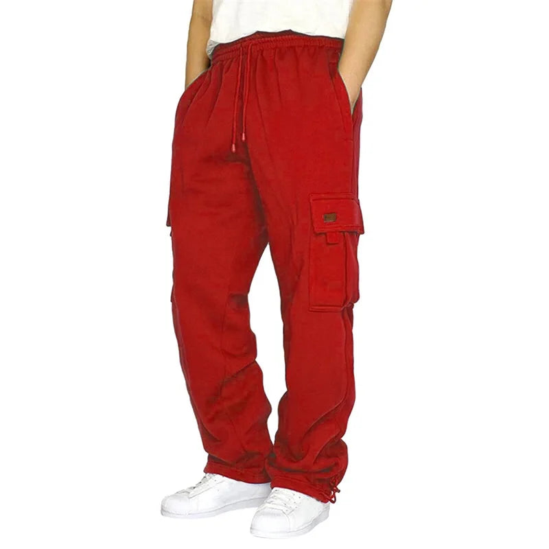 Men’s Cargo Pants, Drawstring Elastic Waist- Wide Leg....20% OFF! TRENDING NOW!