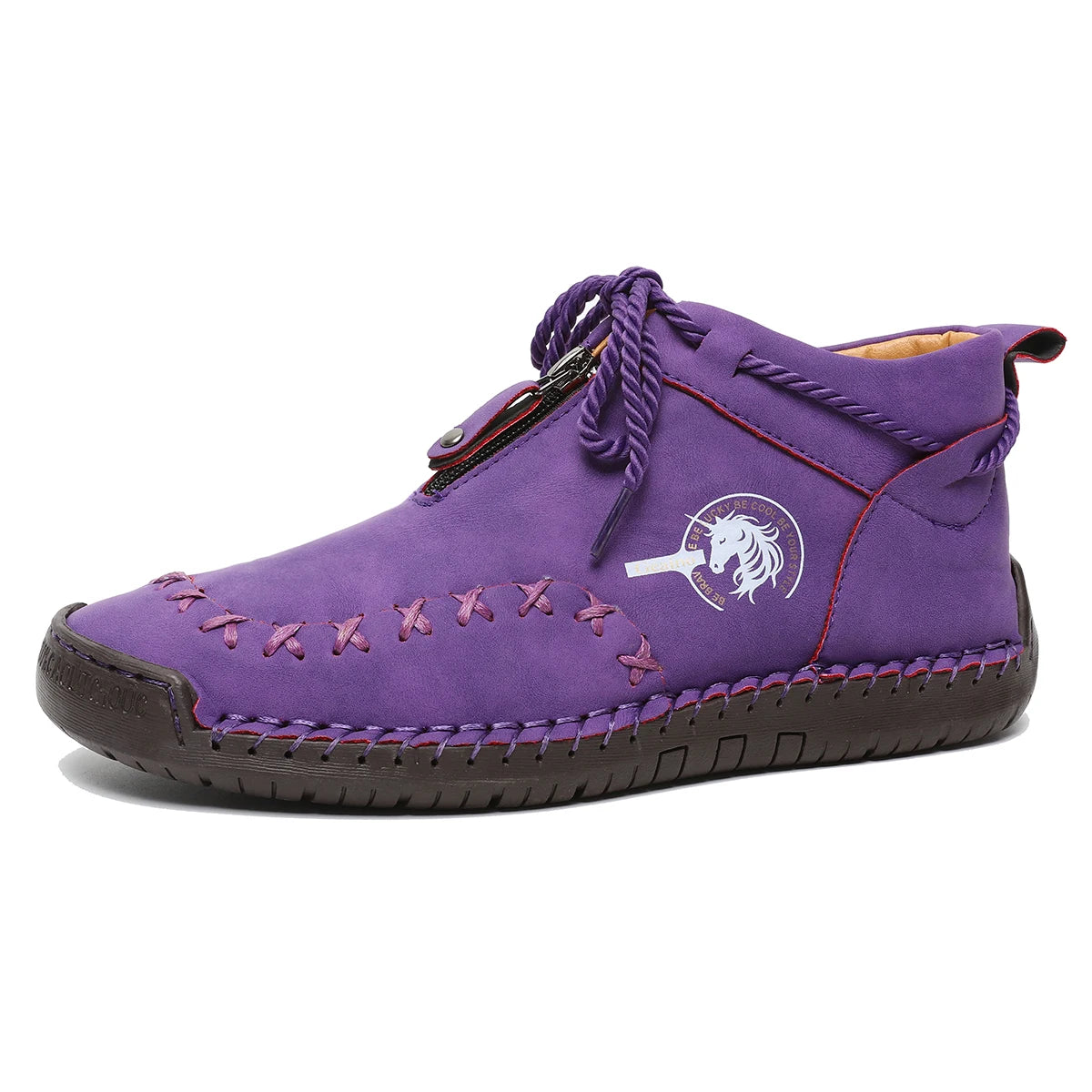 Western Chic Handmade Ankle Boots - Premium Hand-Stitched, Soft Leather, Casual Outdoor Shoes for Women - Comfortable, Durable.....20% OFF!