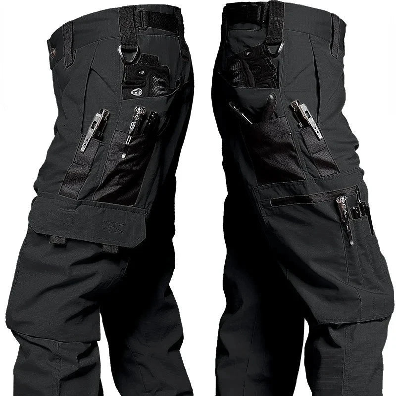 Men's Wear Resistant Pants, Multi-Pocket, Straight Leg Cargo Pants....10.94% OFF!