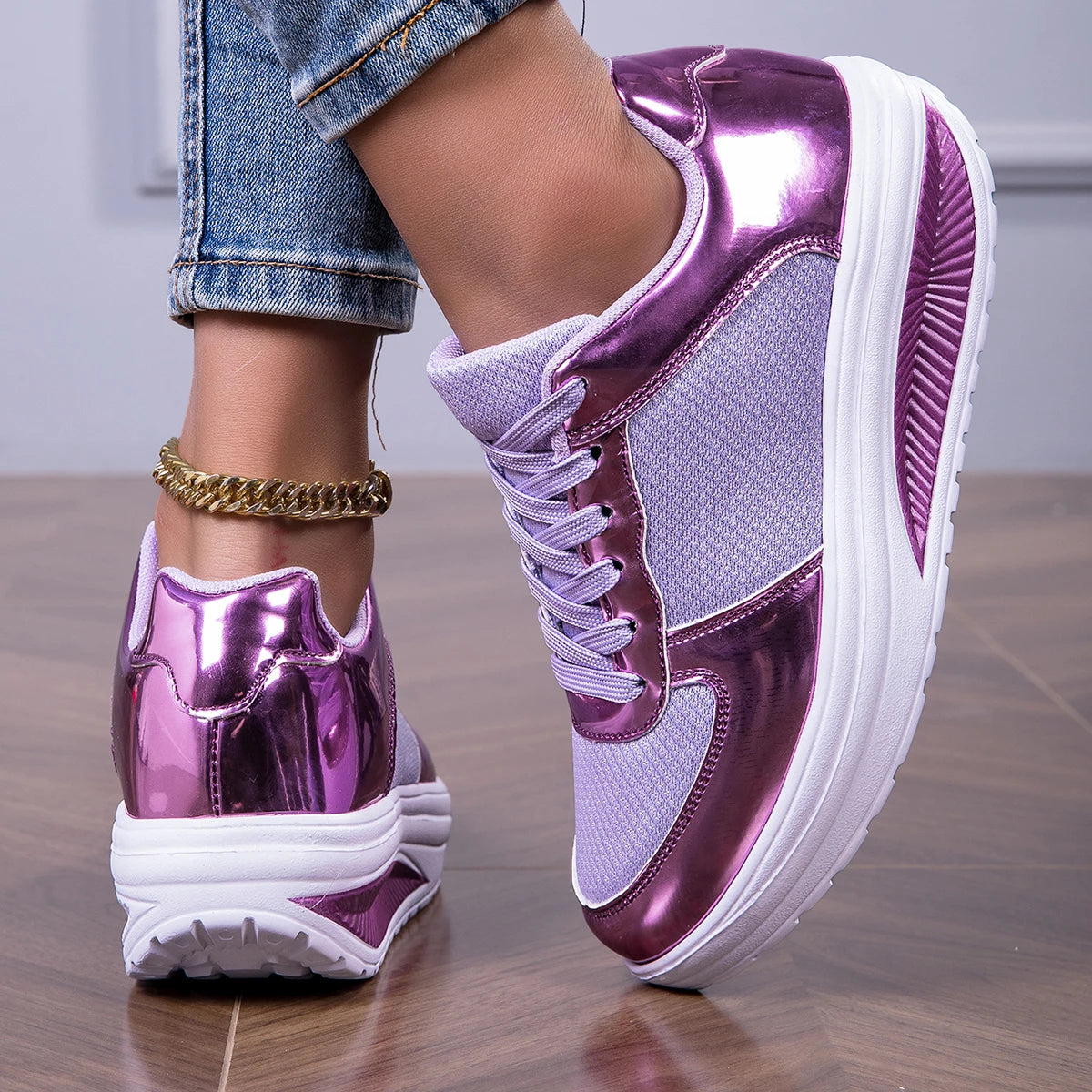 Women's Fashion Glitter Sneakers , Lightweight Walking Shoes.....20% OFF!