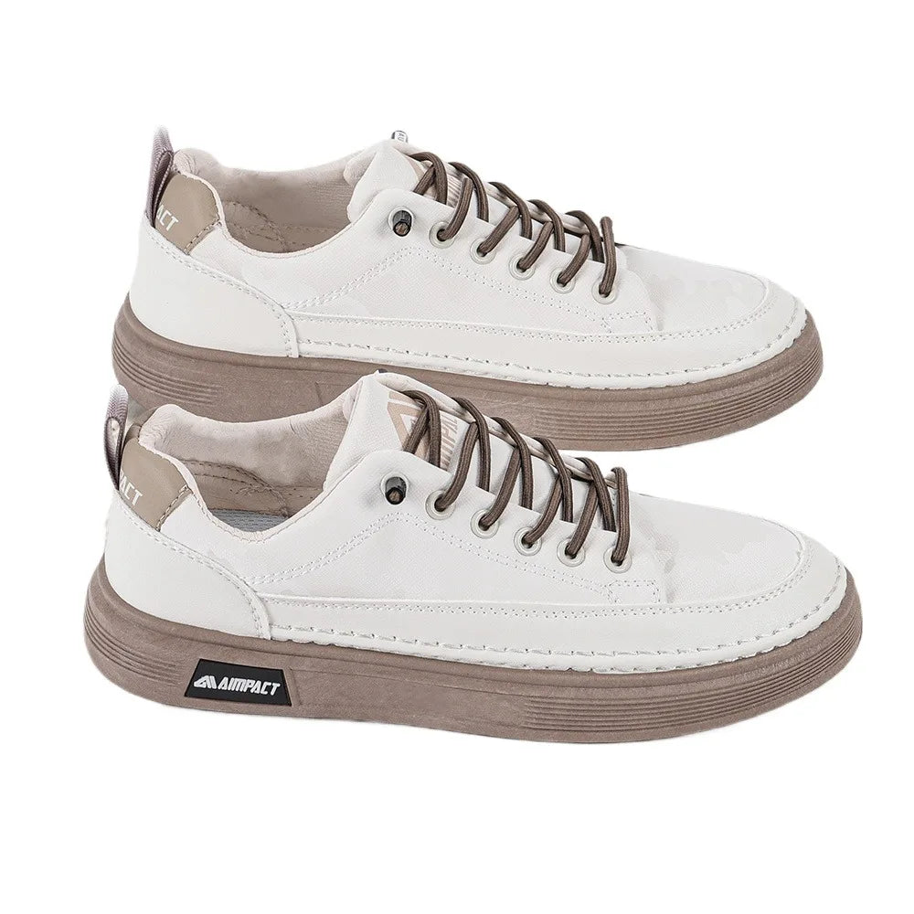 Men's Leather Canvas, Breathable Thick Platform Shoes.....15% OFF!
