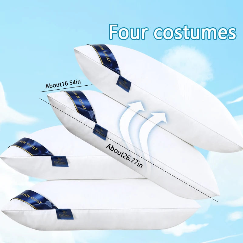 Sleeping, Luxury Hotel Hilton Comfortable Memory Foam Pillows- 4 Pack....52.68% OFF!