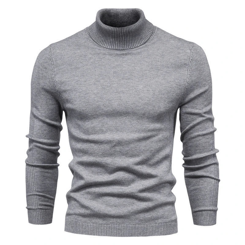 Men's Turtleneck Sweater, Casual Solid Color, Warm Pullover, High Quality, High Neck, Long Sleeve Sweater. STILL TRENDING ON GOOGLE, ONLY 8 REMAINING!
