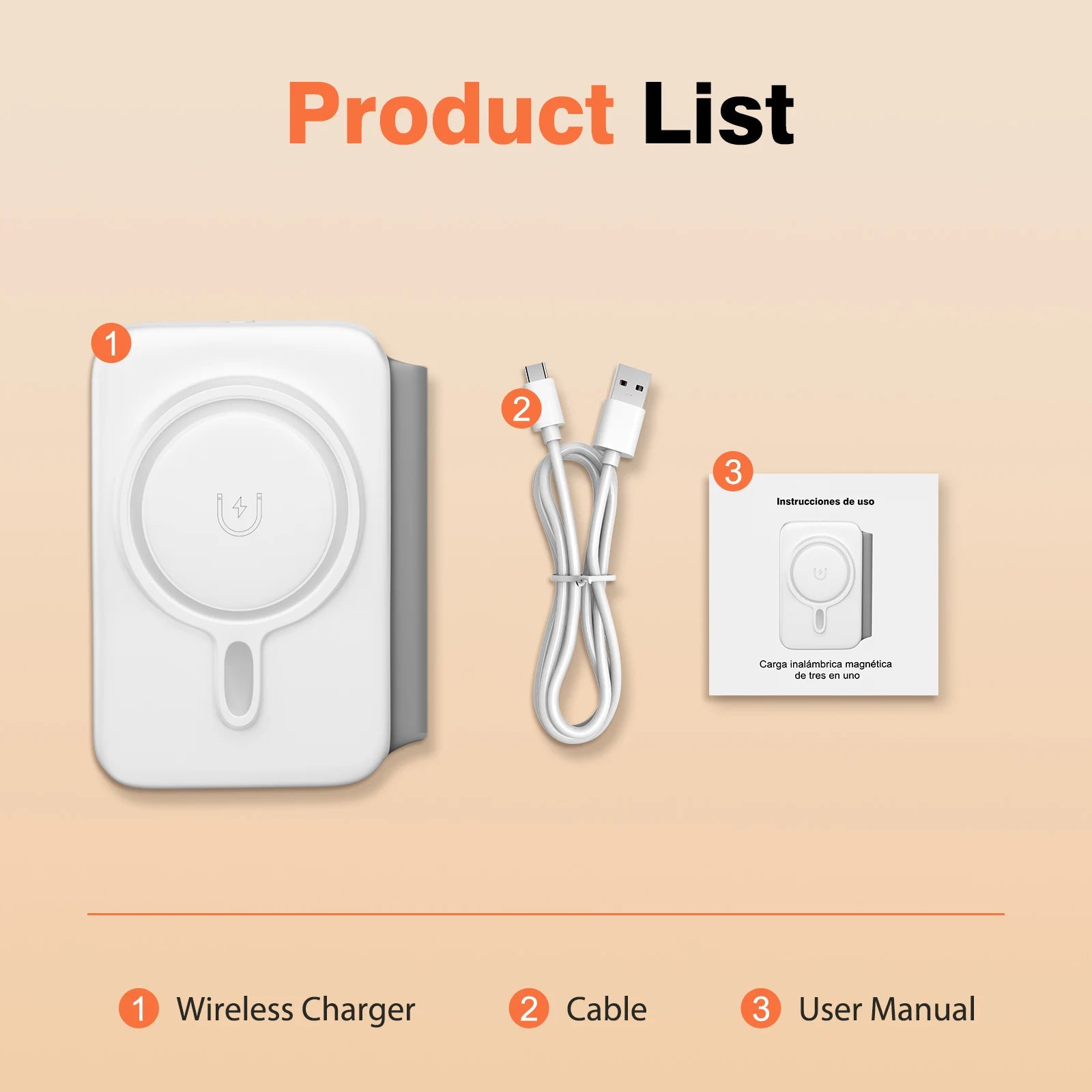 3 In 1 Wireless Charger Station, Magnetic-Foldable, 15W For Apple Devices iPhone 16 15 14 13 12 Pro/Pro Max/Plus/Watch & Air Pod...TRENDING THIS WEEK!