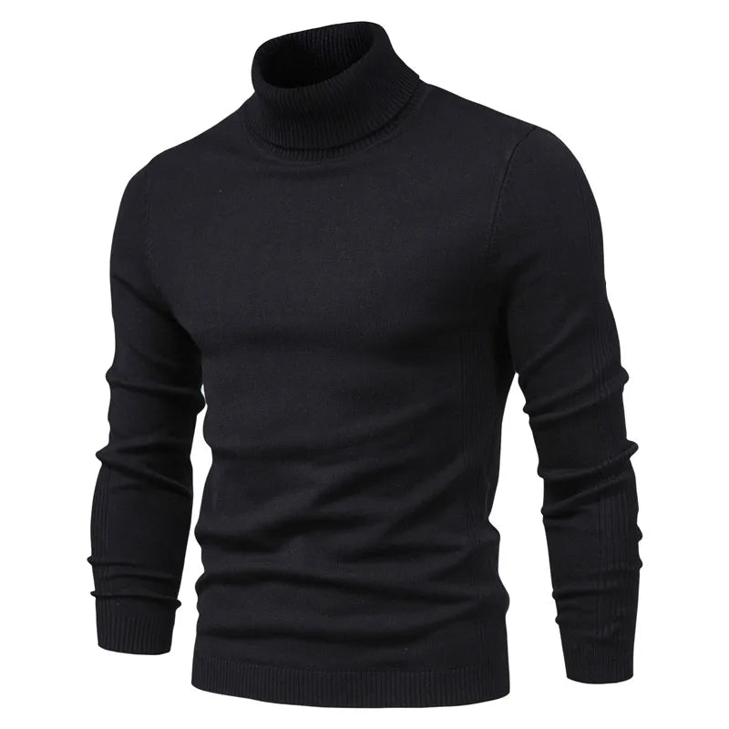 Men's Turtleneck Sweater, Casual Solid Color, Warm Pullover, High Quality, High Neck, Long Sleeve Sweater. STILL TRENDING ON GOOGLE, ONLY 8 REMAINING!